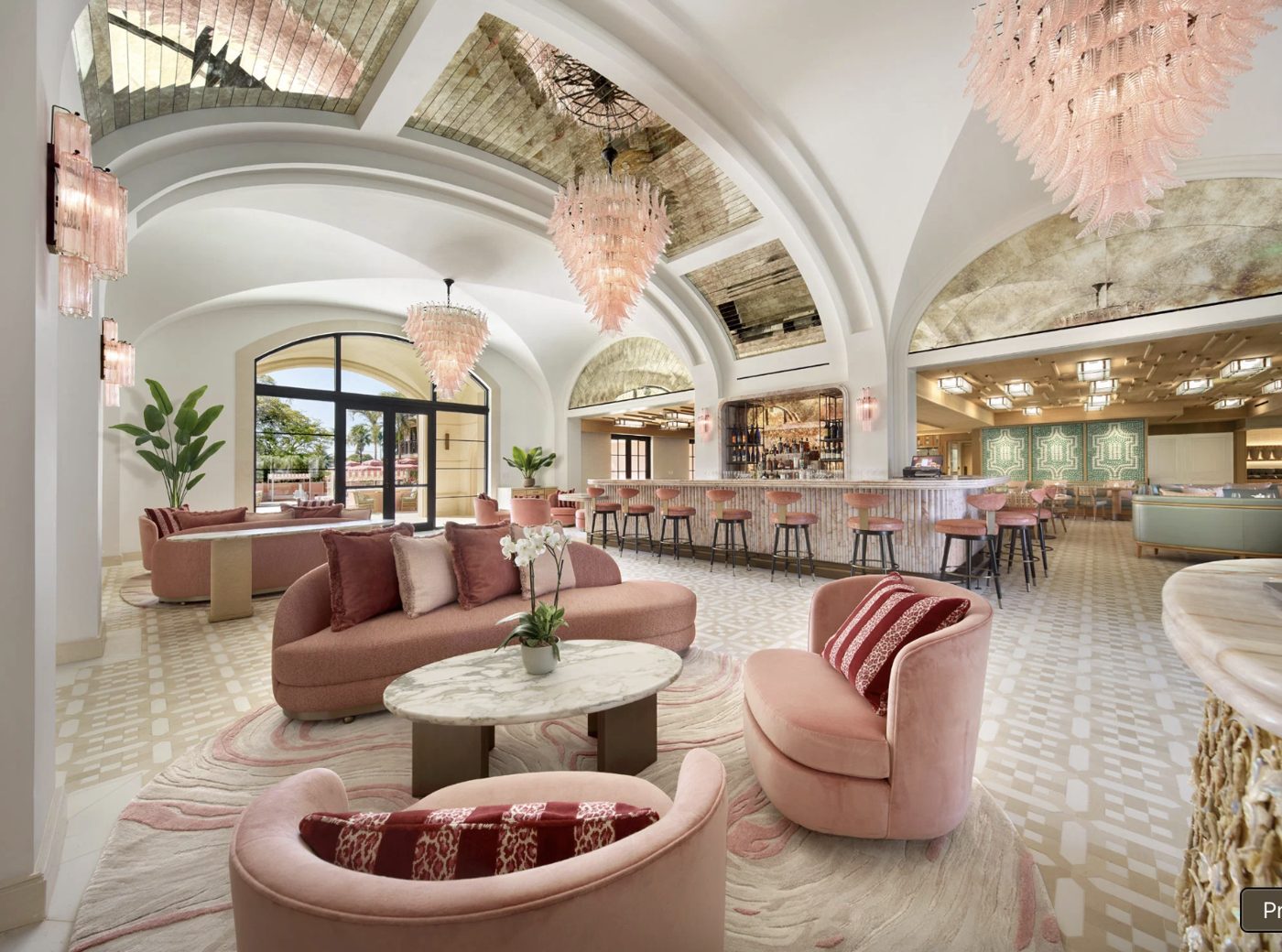 Commencement venue lounge